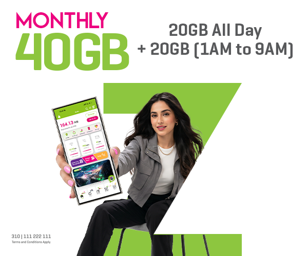 Monthly 40GB Internet Sim
